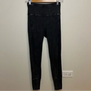 FP Movement Distressed Acid Washed High-Waisted Leggings Yoga Free People